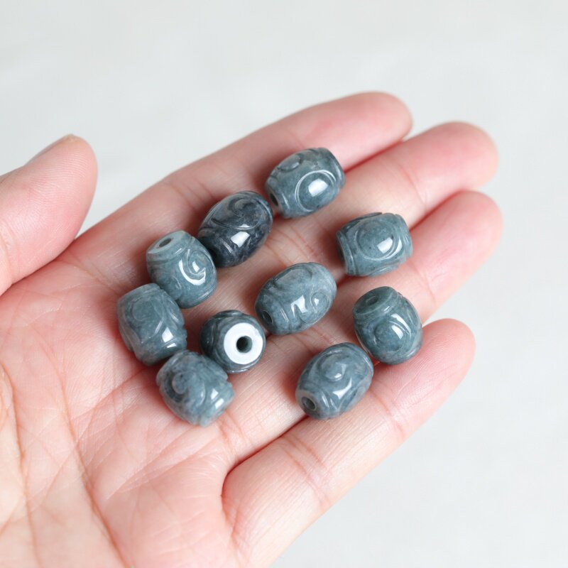 Charm Bracelet Beads - 5 piezas de cuentas de jade