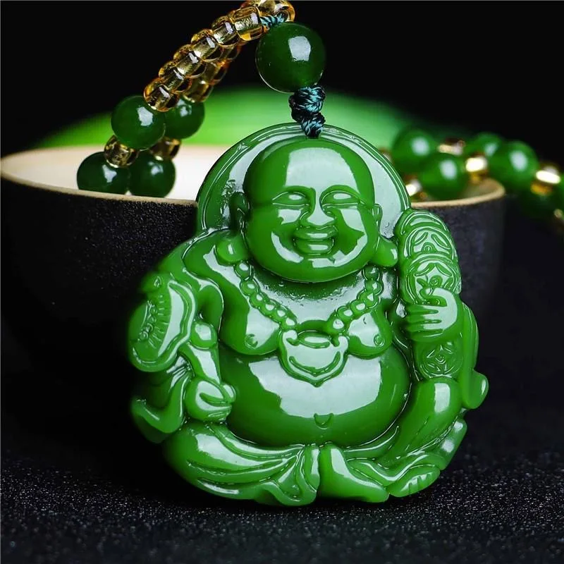 Jewelry & Watches Vitopoulos - Collar con colgante de Buda Maitreya