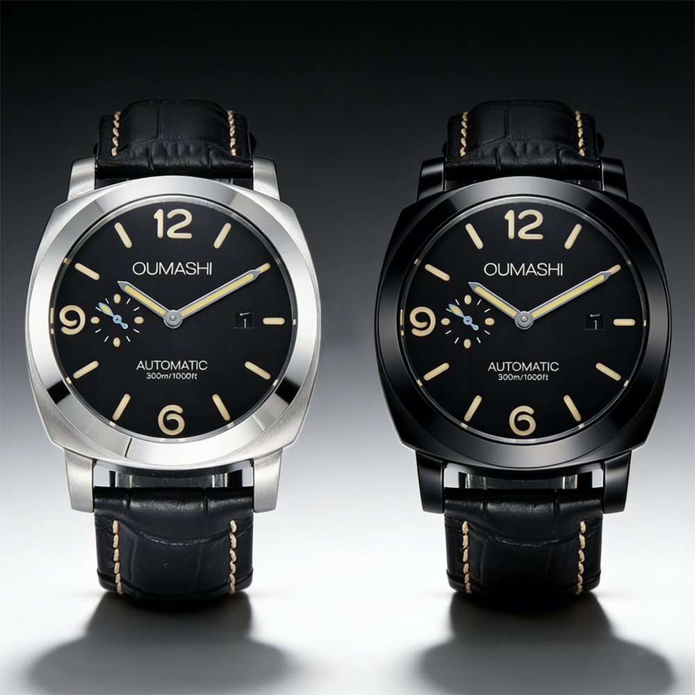 Leather Bracelet - Reloj de Hombre de 44 mm