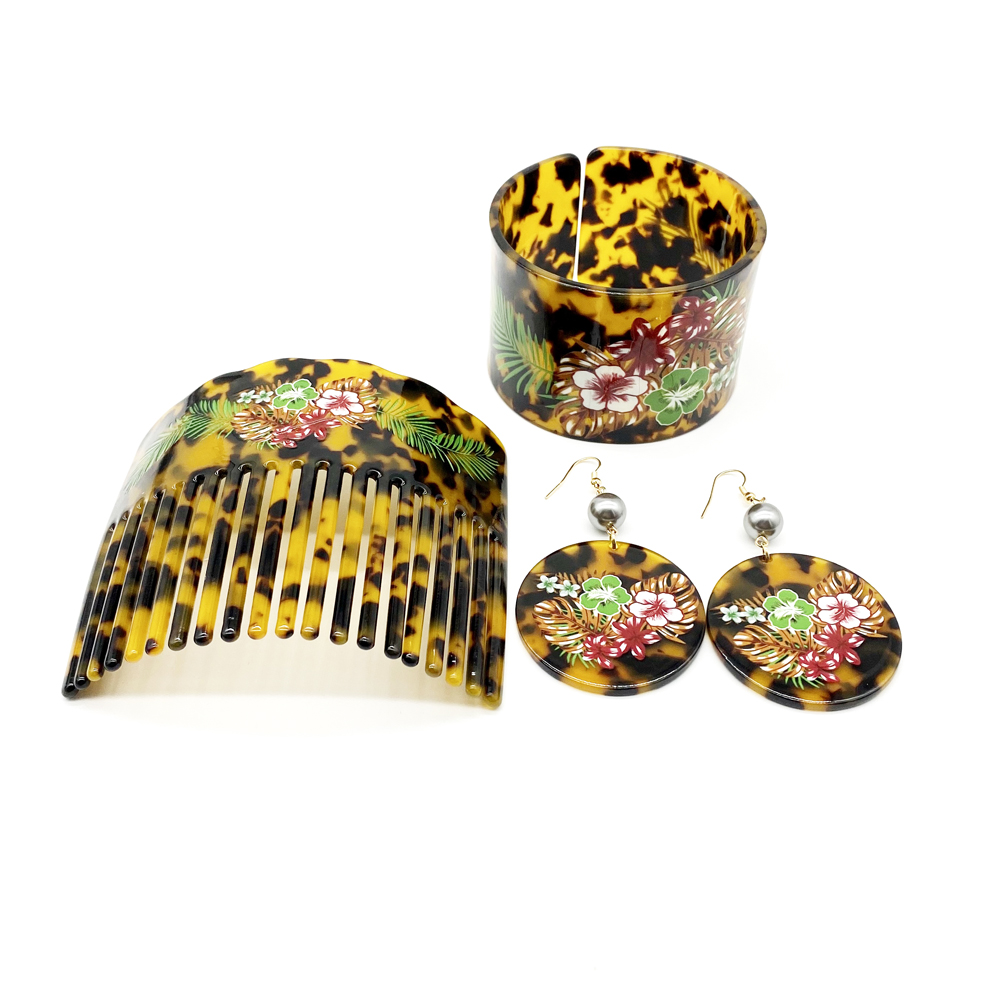 Pacific Jewelry & Watches Los Angeles - Conjunto de joyería con estampado de