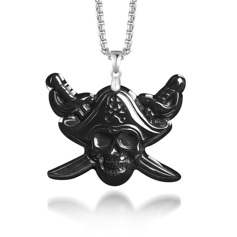 Luxury Gifts Jewelry & Watches Namfleg Mostar - Collar con Colgante de Calavera de