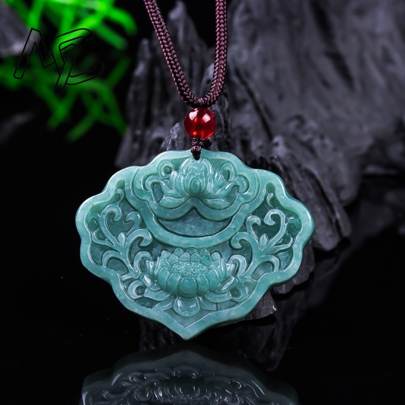 Jewelry & Watches Vitopoulos - Amuletos con colgante de loto Ruyi