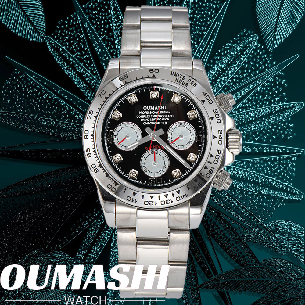 Leather Bracelet - RELOJ VK63 de lujo, cronógrafo de