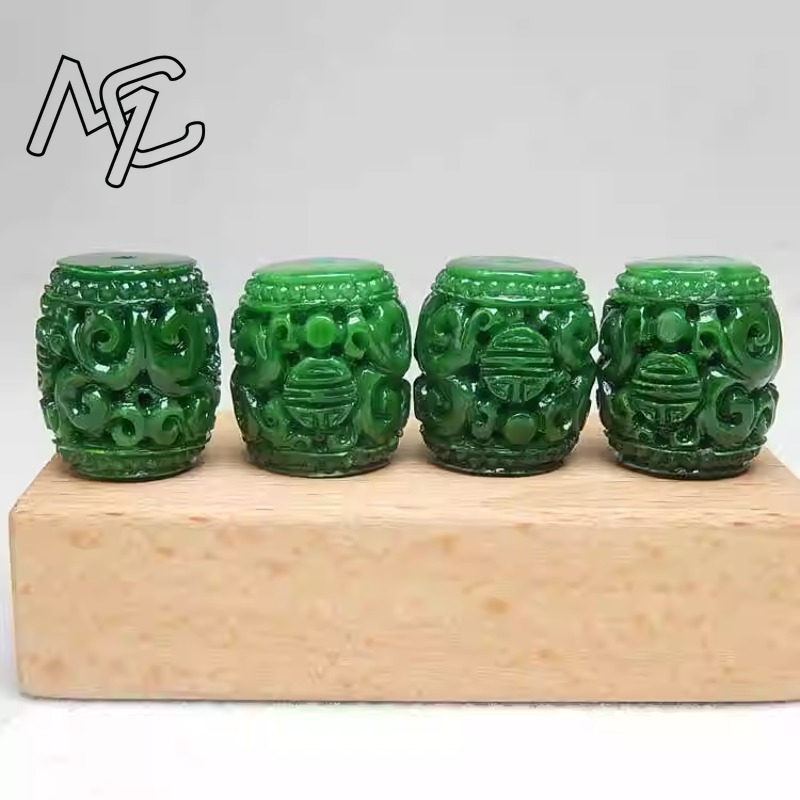 5 cuentas talladas de Jade VER - Charm Bracelet Beads reseña y precio