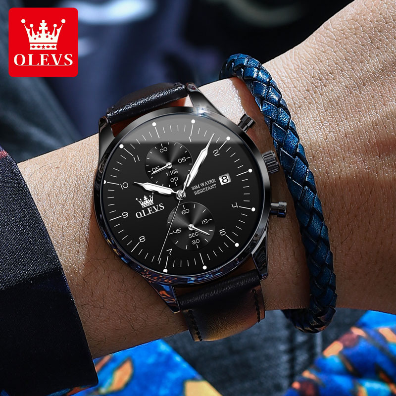 Reloj de Pulsera OLEVS 2880 Ca - Leather Bracelet reseña y precio