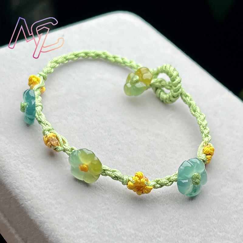 Pulsera de flores de jadeíta d - Jewelry & Watches Vitopoulos reseña y precio