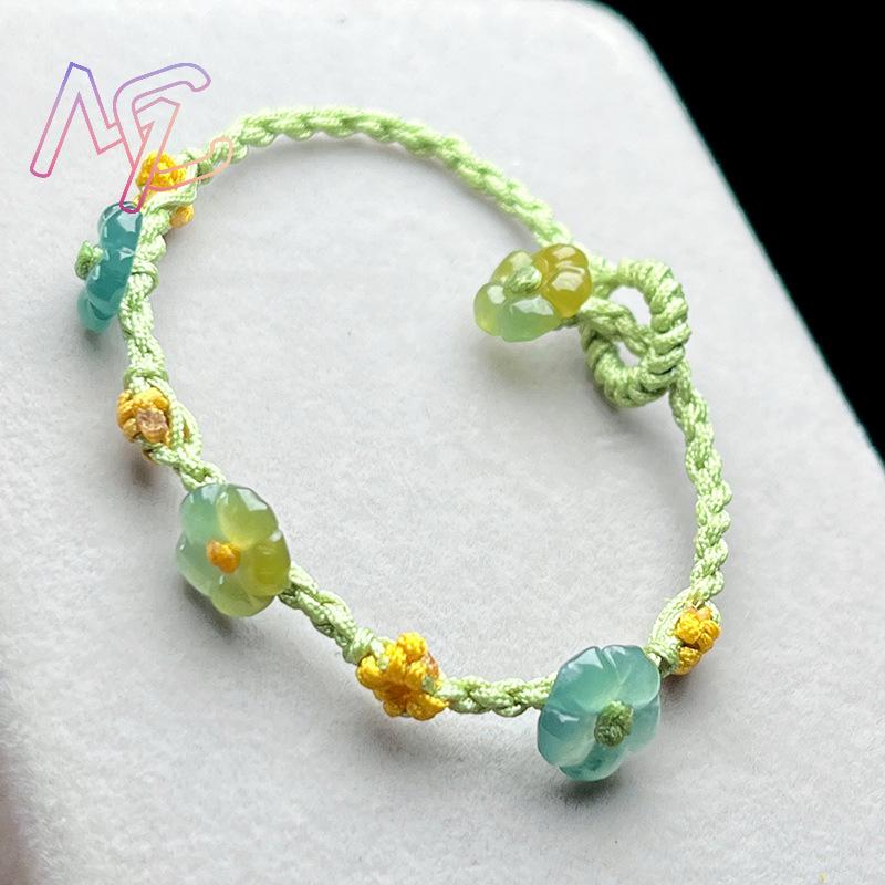 Pulsera de flores de jadeíta d - Jewelry & Watches Vitopoulos reseña y precio