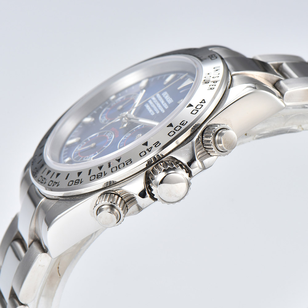 Relojes de lujo VK63 con crist - Leather Bracelet reseña y precio